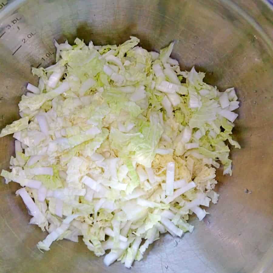 Smulkintas pekino kopūstas