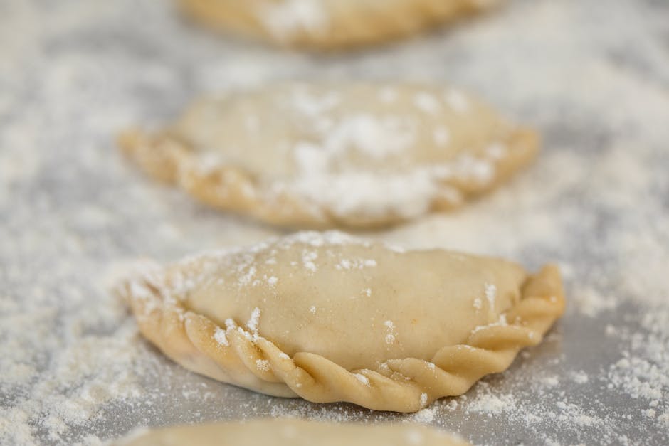 Veganiški kibinai su grybais ir lęšiais