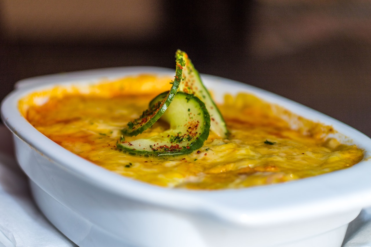 Vegetariška lazanija su daržovėmis