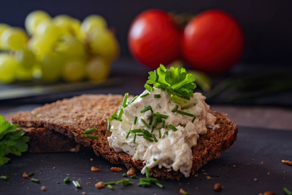 Vegetariškas varškės užtepas su žolelėmis